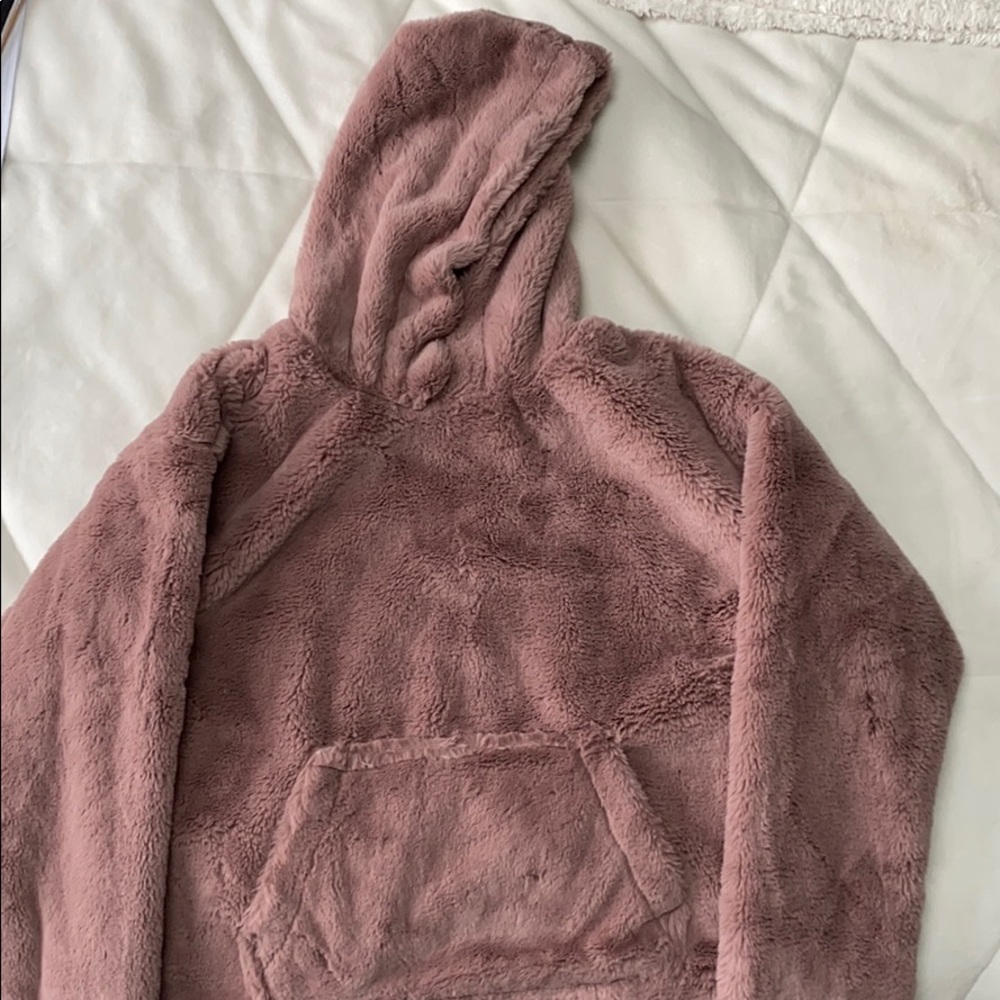 FOREVER 21 Sherpa Hoodie